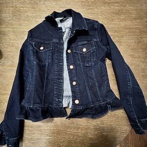 J Brand Dark Blue Denim Jacket